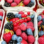 berries, fruits, raspberries