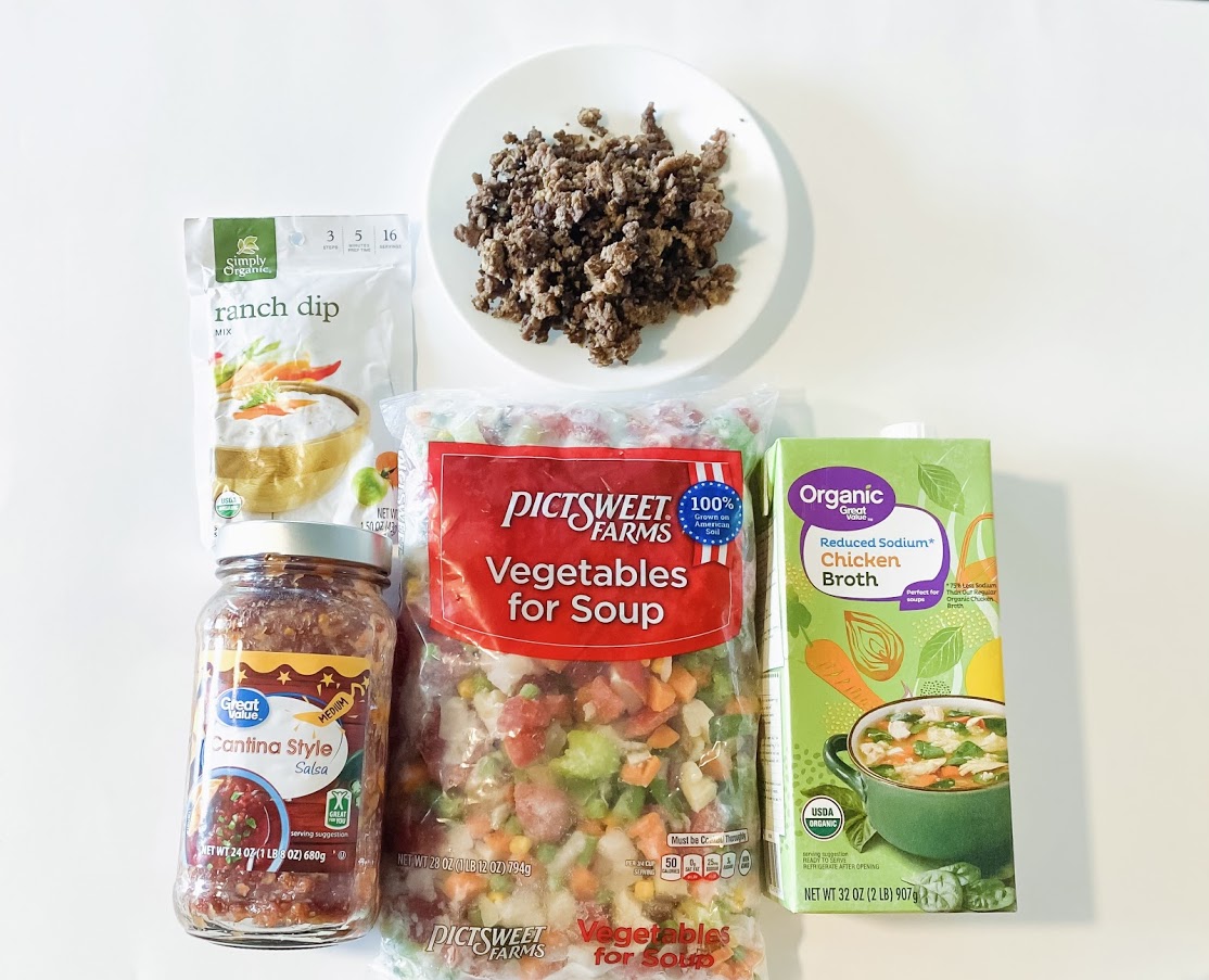 CrockPot Protein Veggie Soup Daily Dietitian