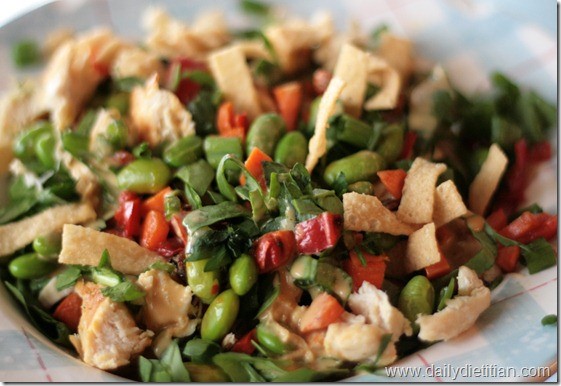 Thai Chopped Chicken Salad – Daily Dietitian